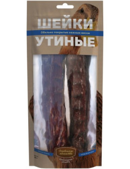 Деревенские лакомства для собак, шейки утиные, 90 г